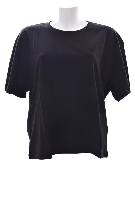 GUESS Tshirt Oversize Logo Brod  -  Guess Jeans - Femme JBLK Jet Black A996 Photo principale