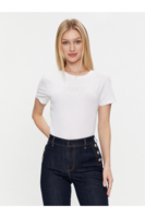 GUESS Tshirt Uni Logo Clout  -  Guess Jeans - Femme G011 Pure White