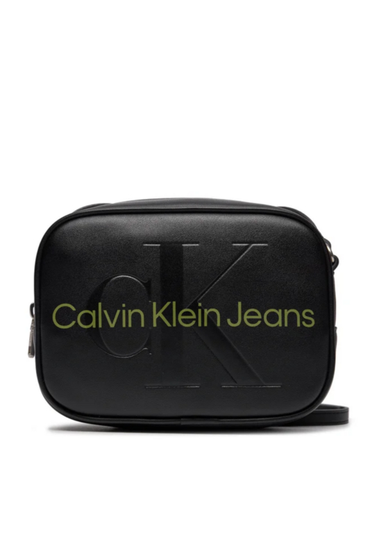 CALVIN KLEIN Sac Camera Cuir Pu  -  Calvin Klein - Femme 0GX Black/Dark Juniper