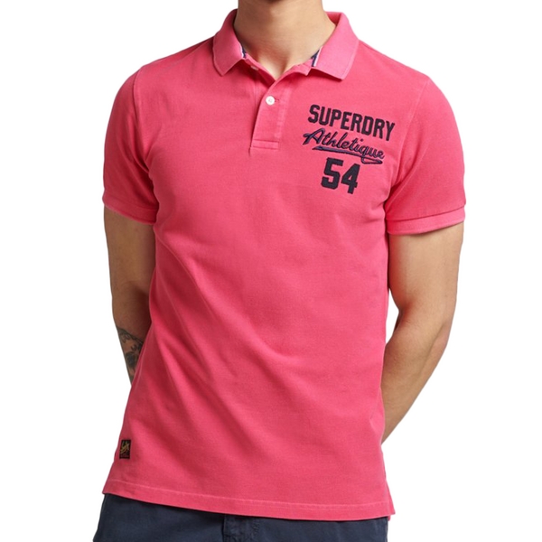 SUPERDRY Polo Superdry Classic Pique Rose Photo principale