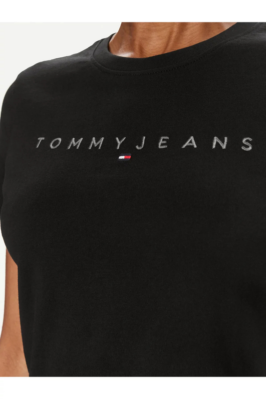 TOMMY JEANS Tshirt Coton Bio  -  Tommy Jeans - Femme BDS Black Photo principale