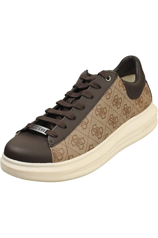 GUESS Sneakers Basses Vibo  -  Guess Jeans - Homme BEIGE BROWN Photo principale