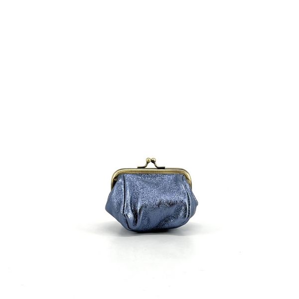 OH MY BAG Pochette Porte-monnaie En Cuir Iris Reinette Bleu cleste Photo principale