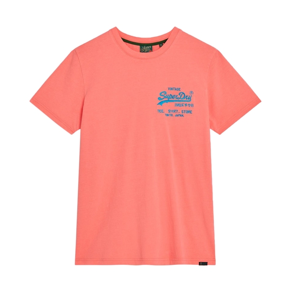 SUPERDRY Tee Shirt Superdry Neon Vl T Rouge Non 1091271