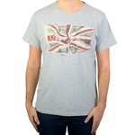 PEPE JEANS LONDON Tee-shirt Pepe Jeans Flag Gris