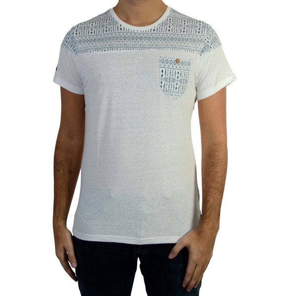 DEELUXE Tee Shirt Deeluxe Enders S17121 Off White Blanc Photo principale