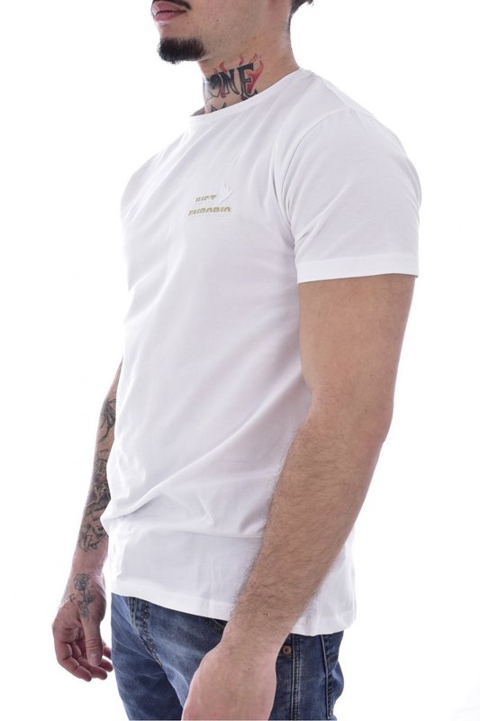 JUST EMPORIO Tshirt Stretch Gros Logo Dos  -  Just Emporio - Homme WHITE 1091650