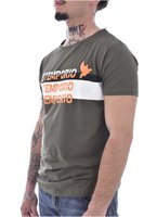 JUST EMPORIO Tshirt Stretch Bandes Logo  -  Just Emporio - Homme KHAKI