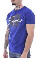 JUST EMPORIO Tshirt Coton Stretch Gros Logo  -  Just Emporio - Homme ROYAL BLUE
