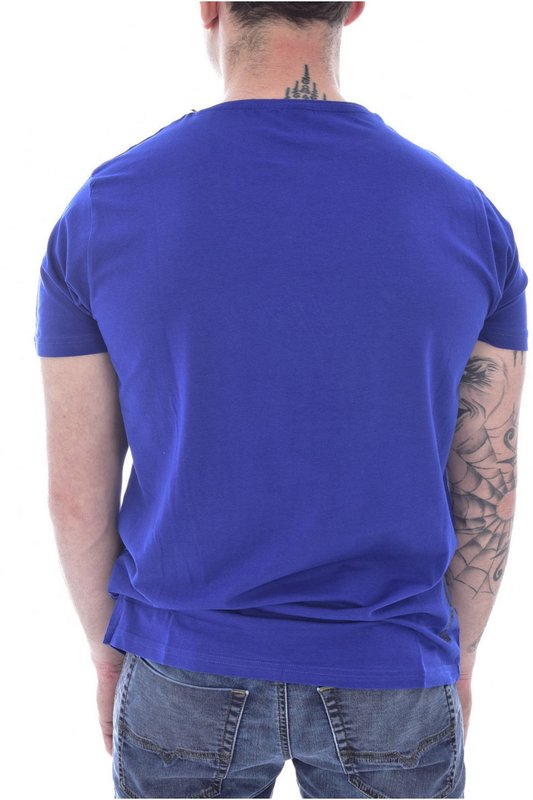 JUST EMPORIO Tshirt Coton Stretch Gros Logo  -  Just Emporio - Homme ROYAL BLUE Photo principale