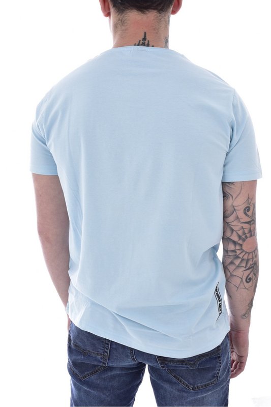 JUST EMPORIO Tshirt Coton Stretch Gros Logo  -  Just Emporio - Homme LT BLUE Photo principale