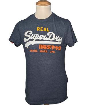 SUPERDRY T-shirt Manches Courtes Gris