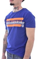 JUST EMPORIO Tshirt Coton Stretch Print Logo  -  Just Emporio - Homme ROYAL BLUE