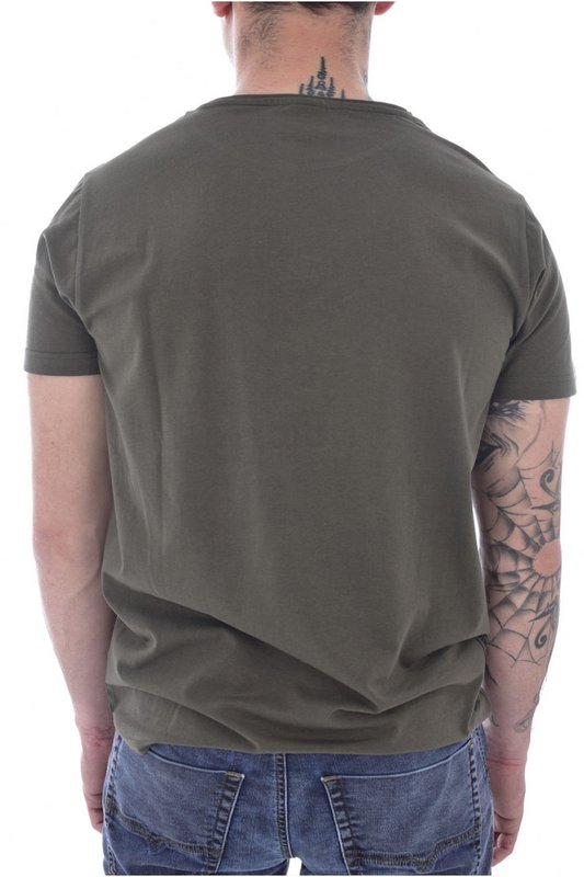 JUST EMPORIO Tshirt Coton Stretch Gros Logo  -  Just Emporio - Homme KHAKI Photo principale