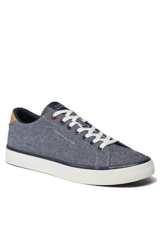 TOMMY JEANS Sneakers En Toile Chambray  -  Tommy Jeans - Homme DW5 Desert Sky Photo principale