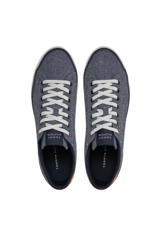 TOMMY JEANS Sneakers En Toile Chambray  -  Tommy Jeans - Homme DW5 Desert Sky Photo principale