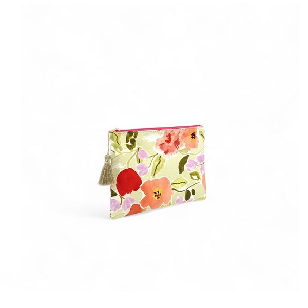 OH MY BAG Trousse En Coton Imprim Fleurs Blossom Rose fuchsia Photo principale