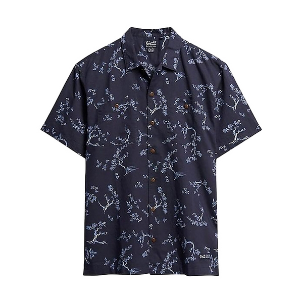SUPERDRY Chemise Superdry Beach Shirt Indigo Floral 1092034