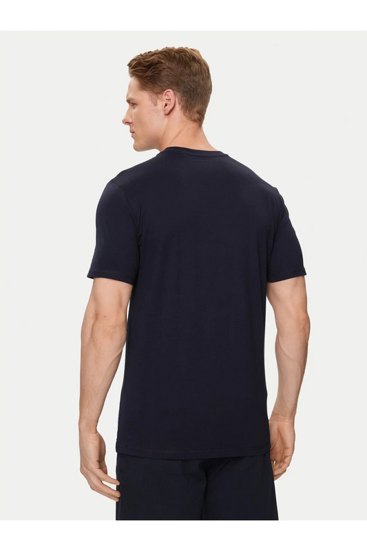 GUESS Tshirt 100% Coton Logo Brod  -  Guess Jeans - Homme G7V2 SMART BLUE Photo principale