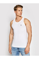 GUESS Dbardeur Stretch Logo Print  -  Guess Jeans - Homme A009 OPTIC WHITE