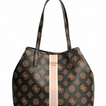 GUESS Cabas Et Sac Shopping   Guess Vikky Tote Mocca