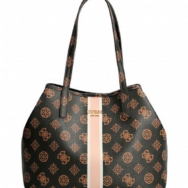 GUESS Cabas Et Sac Shopping   Guess Vikky Tote Mocca 1092393