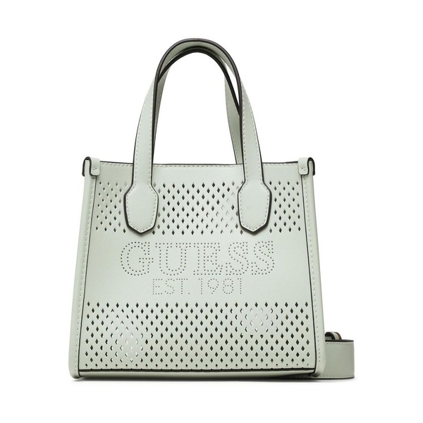 GUESS Cabas Et Sac Shopping   Guess Katey Perf Small Tote Mint Photo principale