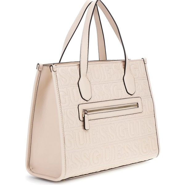 GUESS Cabas Et Sac Shopping   Guess Silvana 2 Compartment Tot Stone Photo principale