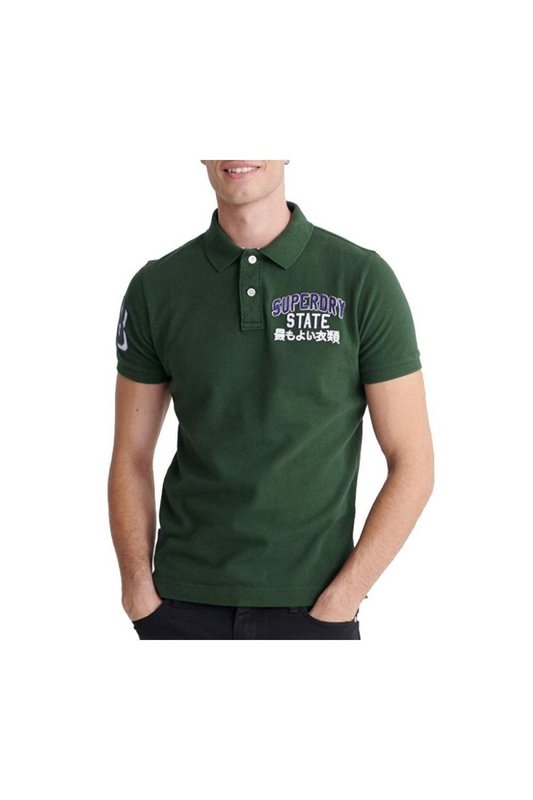 SUPERDRY Polo Mc Logo  -  Superdry - Homme N6I Green 1092459