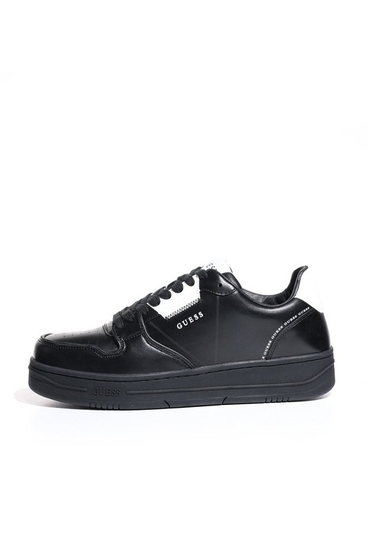 GUESS Sneakers Cuir Pu  -  Guess Jeans - Homme BLACK