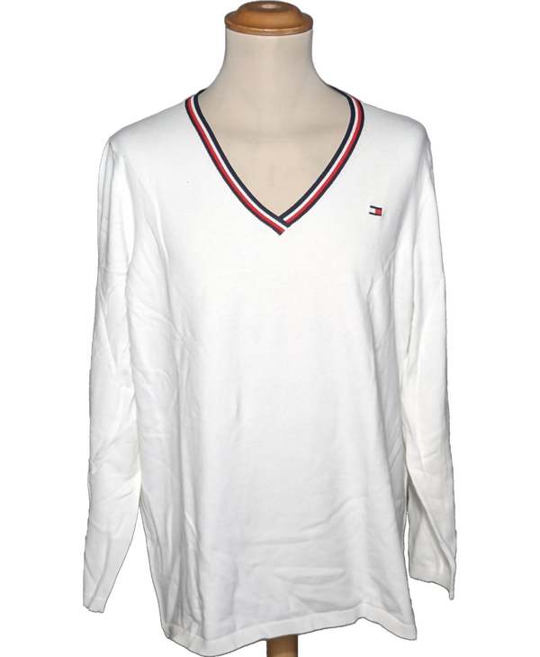 TOMMY HILFIGER SECONDE MAIN Pull Homme Blanc 1093591