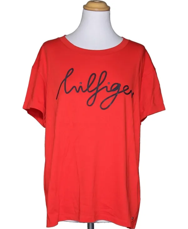TOMMY HILFIGER SECONDE MAIN Top Manches Courtes Rouge 1093641
