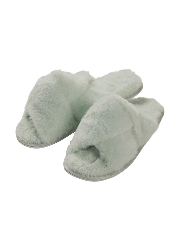 SELMARK Chaussons Plats Bouts Ouverts Complementos vert 1094210