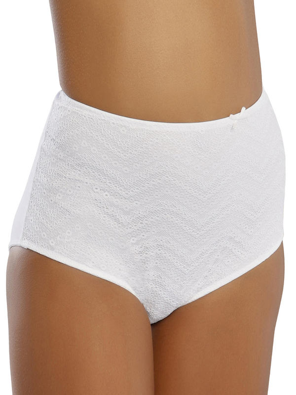 LASCANA Slip Taille Haute Perfect Basics blanc 1094550