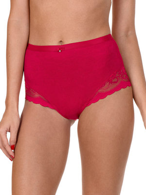 LISCA Slip Taille Haute Evelyn Rouge rouge
