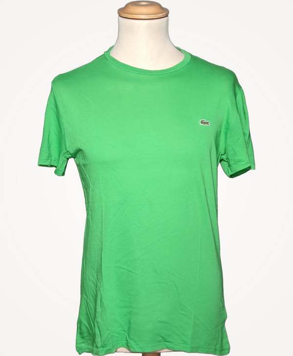 LACOSTE T-shirt Manches Courtes Vert Photo principale