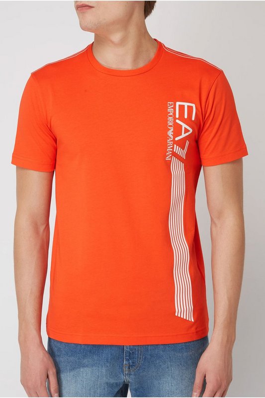 EMPORIO ARMANI Tshirt Logo Latral  -  Emporio Armani - Homme 1683 orange 1097070