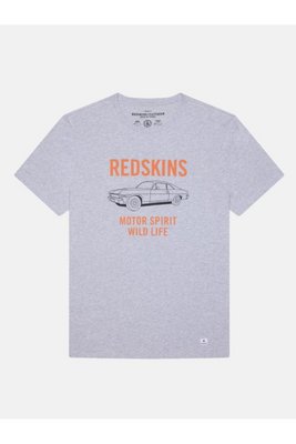 REDSKINS Tee Shirt Logo Imprim Semigraphie  -  Redskins - Homme GREY CHINE