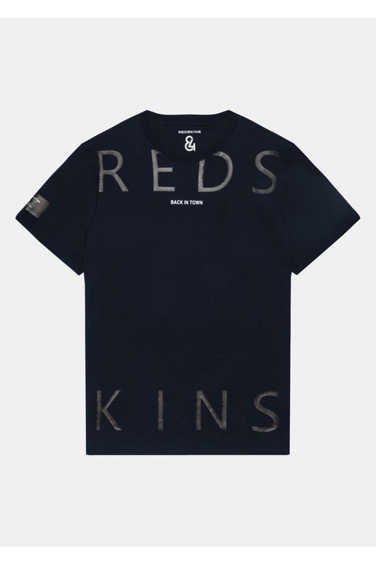REDSKINS Tee Shirt Logo Imprim Effet Mouill  -  Redskins - Homme BLACK 1097414