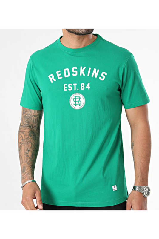 REDSKINS Tee Shirt Logo Imprim  -  Redskins - Homme GREEN 1097416