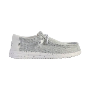 HEY DUDE Moccassin  Lacets Hey Dude Wally Sport Mesh Blanc Stone