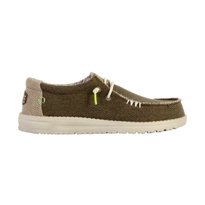 HEY DUDE Moccassin  Lacets Hey Dude Wally Braided Khaki clair